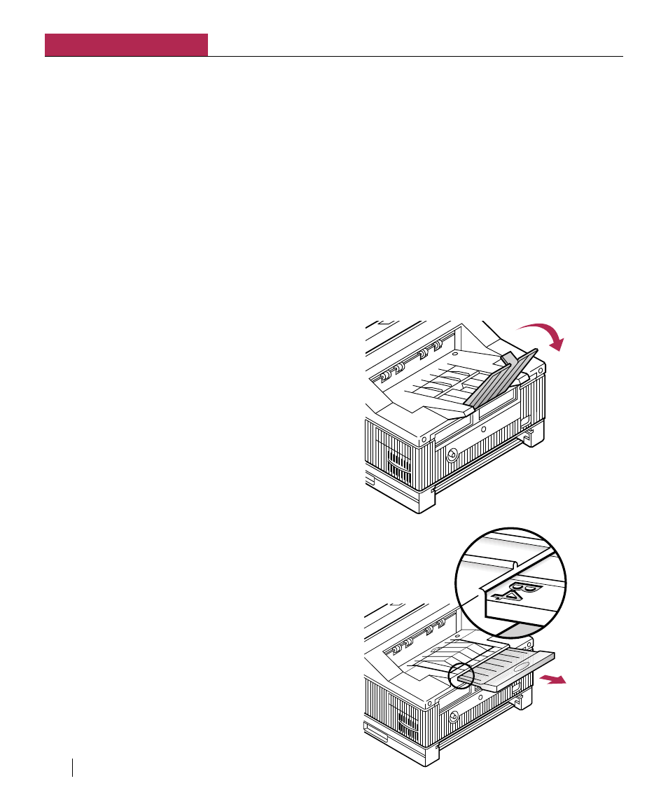 Opening the paper output tray, Setting up the elite xl chapter 1 | GCC Printers Elite XL User Manual | Page 30 / 199