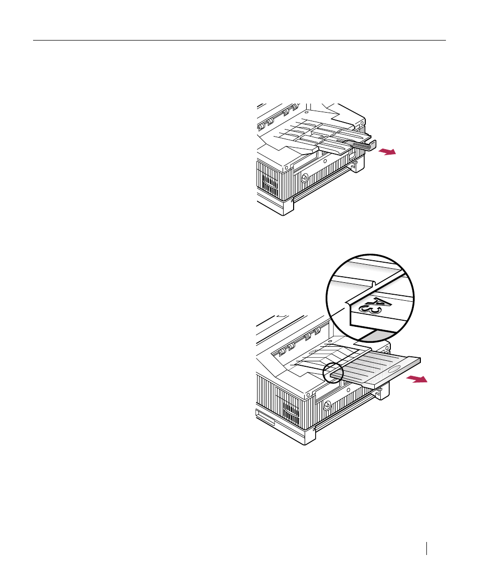 Opening the paper output tray | GCC Printers Elite XL User Manual | Page 31 / 199