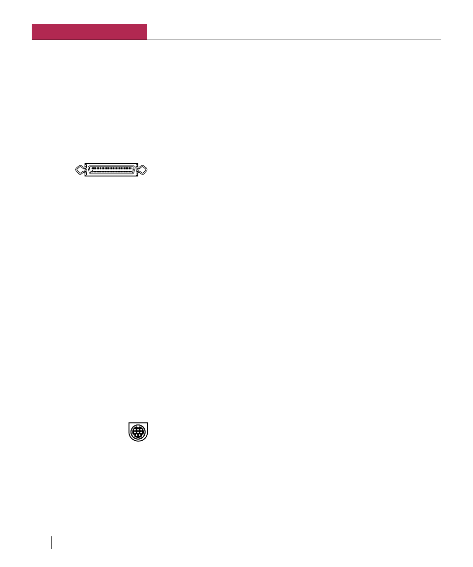 Centronics (parallel) connection, Serial connection, Setting up the elite xl chapter 1 | GCC Printers Elite XL User Manual | Page 36 / 199