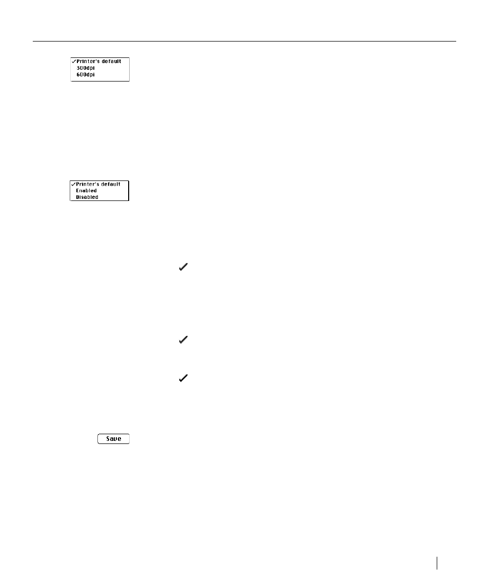 Selecting print options (laserwriter 8) | GCC Printers Elite XL User Manual | Page 67 / 199