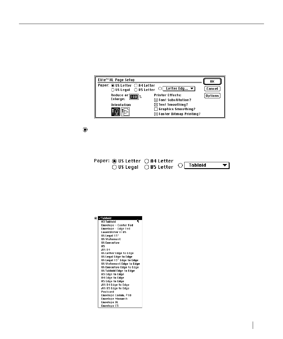 Paper option | GCC Printers Elite XL User Manual | Page 71 / 199