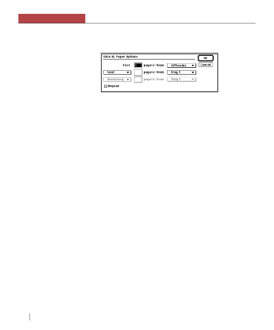 Manual feed printing, Chapter 3 using the elite xl with a macintosh | GCC Printers Elite XL User Manual | Page 78 / 199