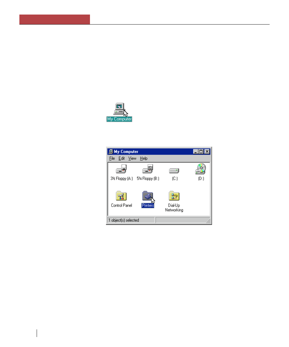 Installing windows 95 printing software, Chapter 4 using the elite xl with windows and dos | GCC Printers Elite XL User Manual | Page 93 / 199