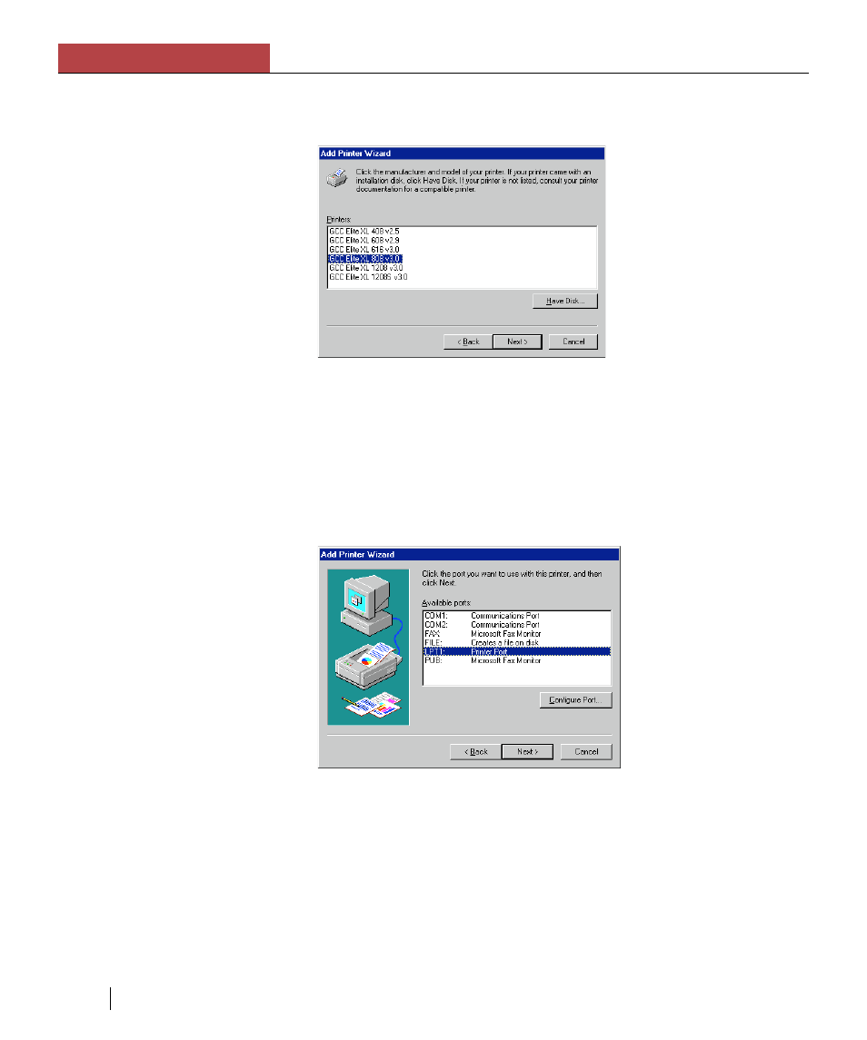 Chapter 4 using the elite xl with windows and dos | GCC Printers Elite XL User Manual | Page 97 / 199