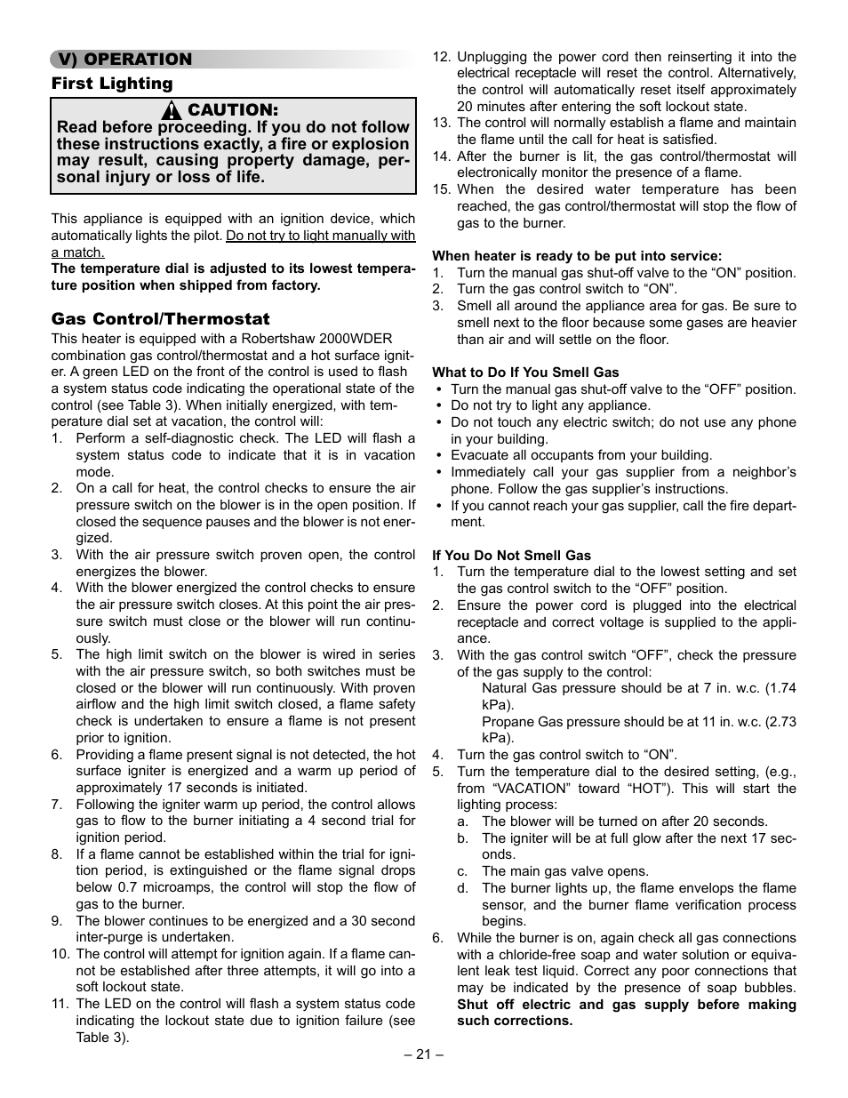 GSW 5065 User Manual | Page 21 / 29