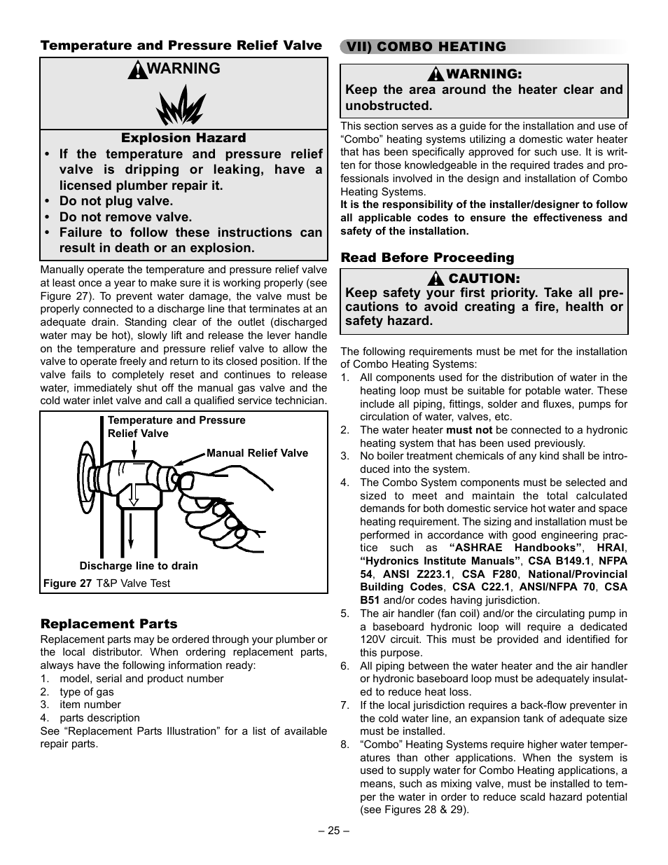 Warning | GSW 5065 User Manual | Page 25 / 29