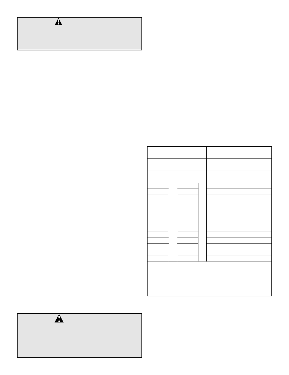 Warning | John Wood Power Vent 0.67 EF User Manual | Page 23 / 36