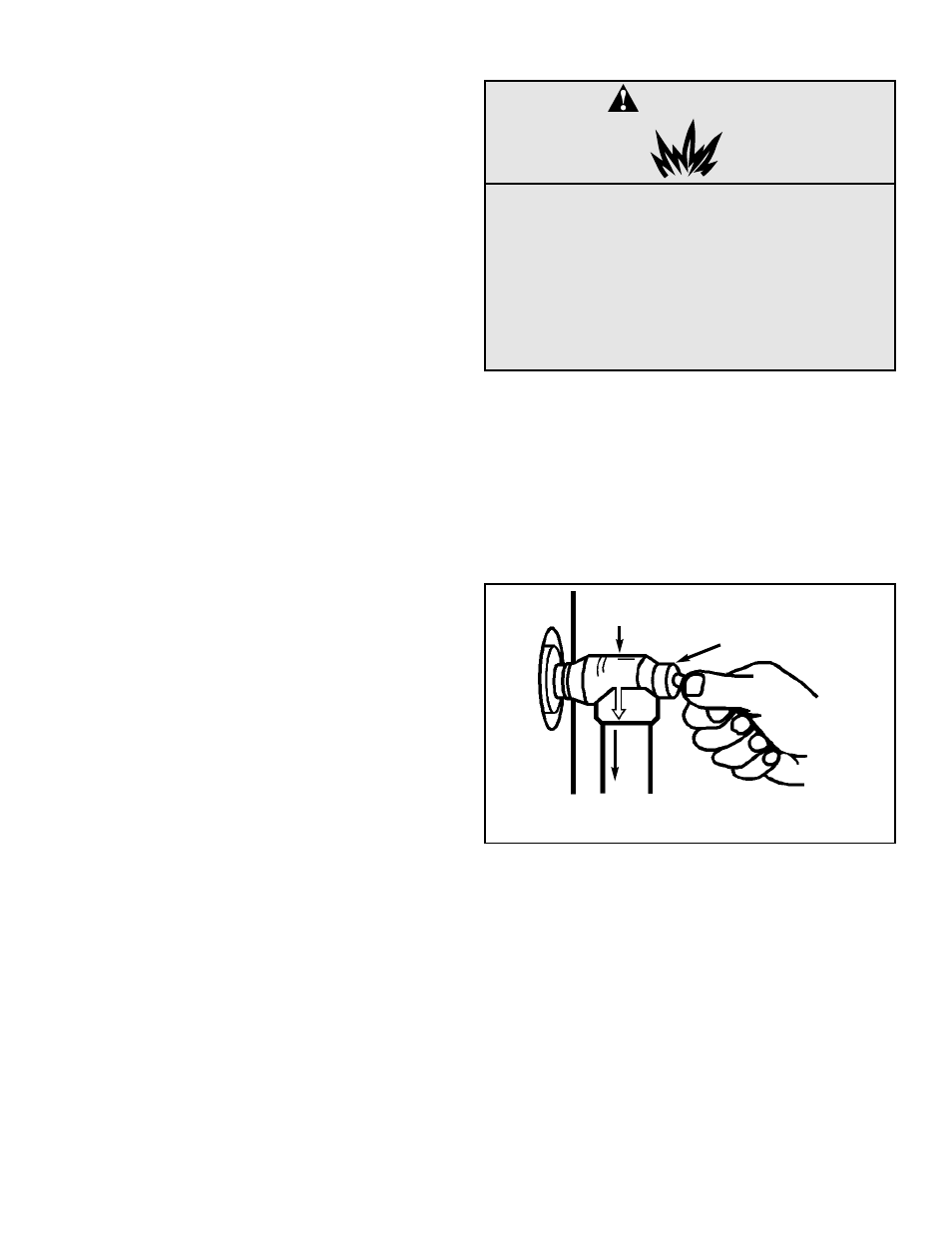 Warning | John Wood Power Vent 0.67 EF User Manual | Page 29 / 36