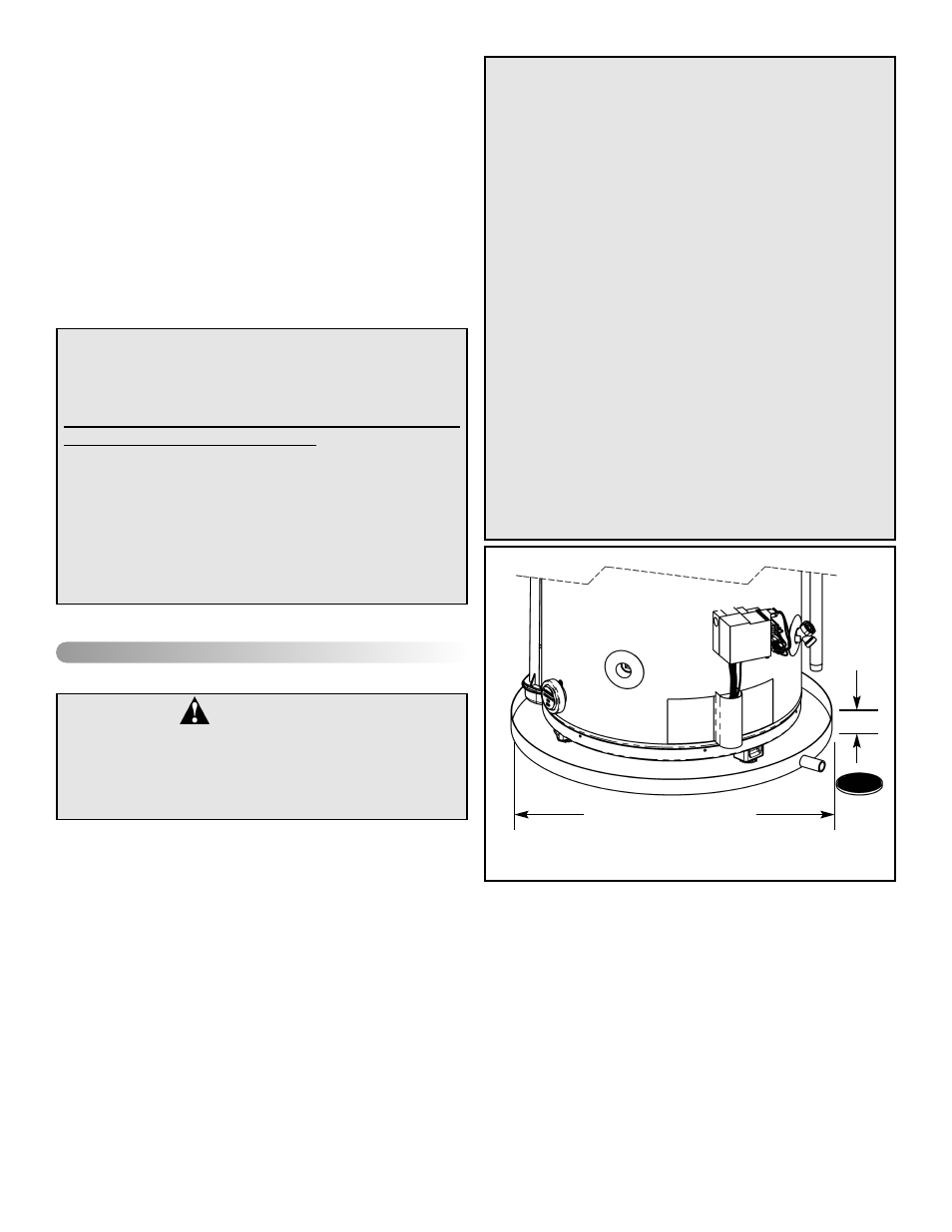 Warning | John Wood Power Vent 0.67 EF User Manual | Page 6 / 36