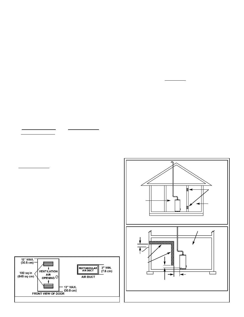 Air requirements | John Wood Power Vent 0.67 EF User Manual | Page 9 / 36