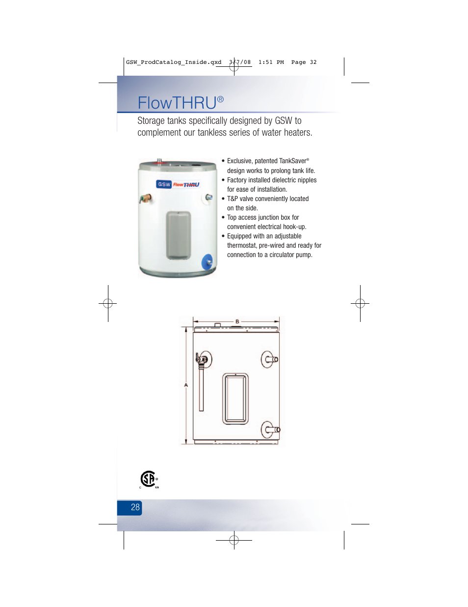 Flowthru | GSW Signature Series Electric User Manual | Page 34 / 86