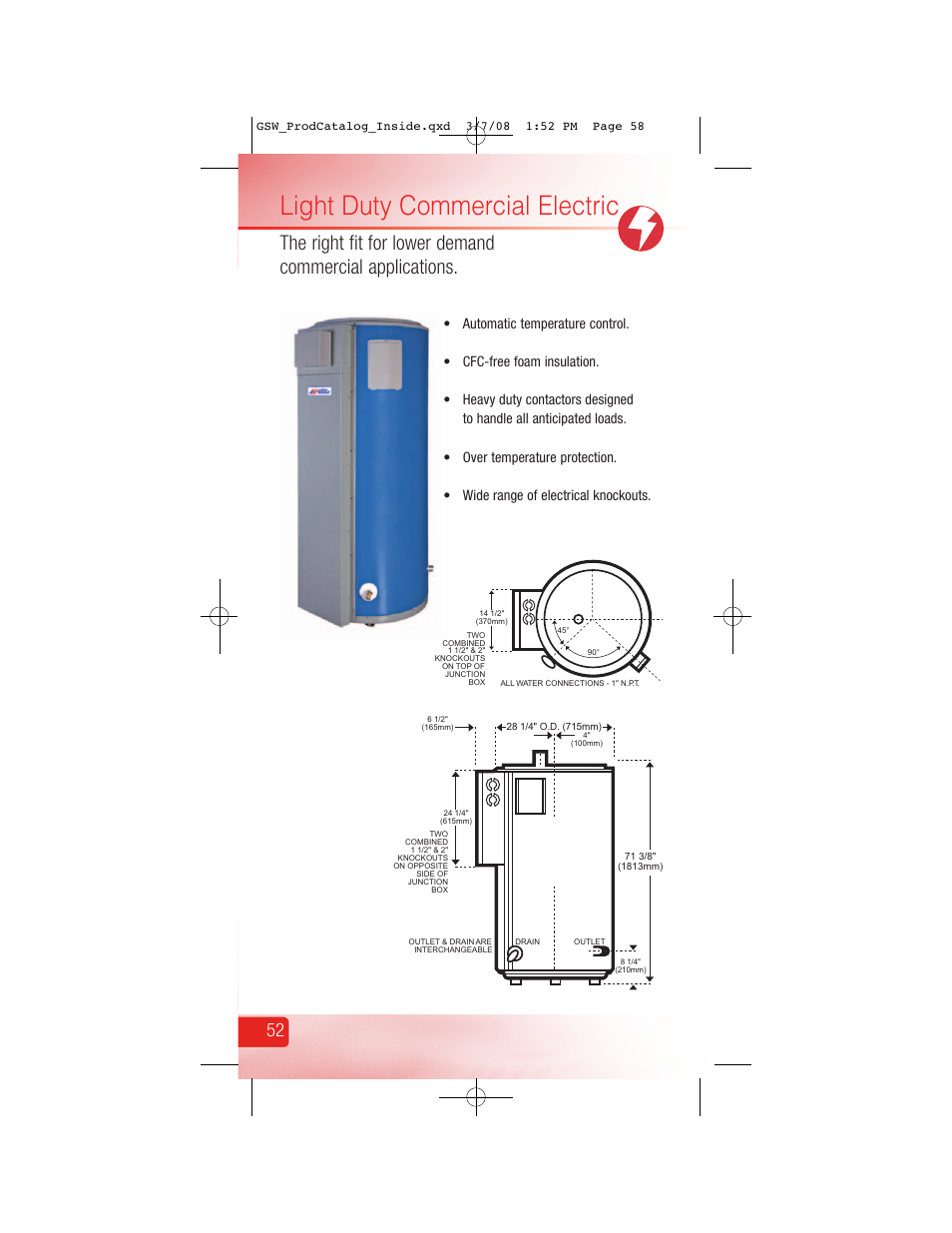 Light duty commercial electric | GSW Signature Series Electric User Manual | Page 60 / 86