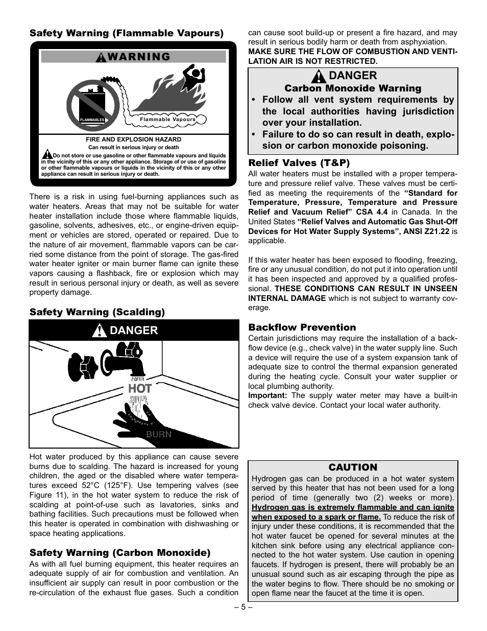 Danger, Warning | GSW 72090 User Manual | Page 5 / 26