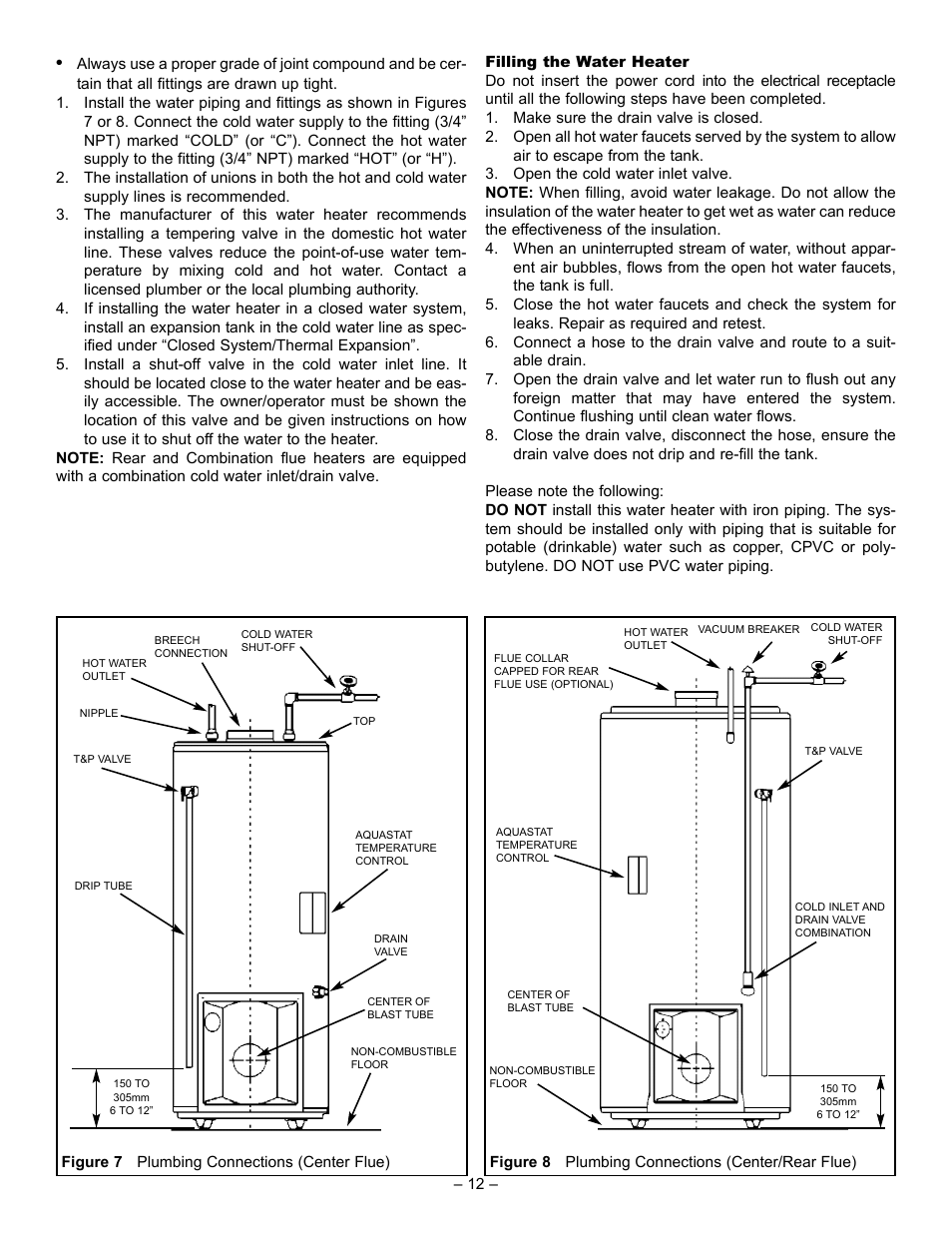 GSW JWF507 User Manual | Page 12 / 24