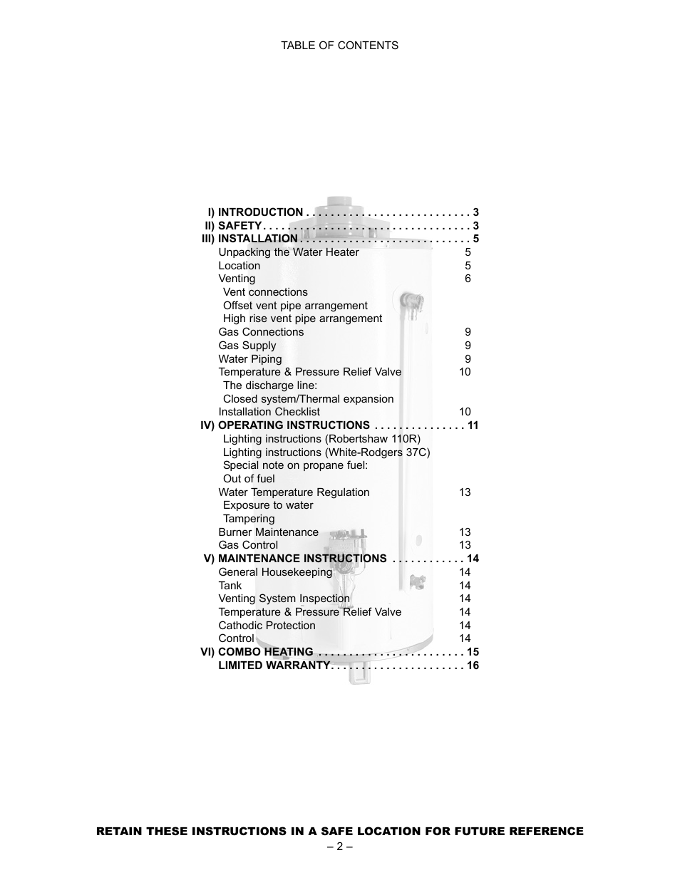 GSW 61009 REV. C (09-03) User Manual | Page 2 / 17