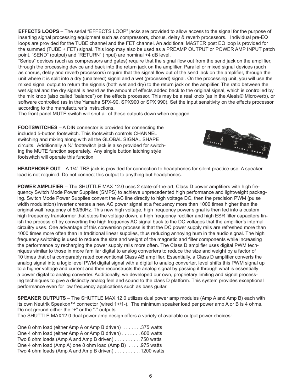 Genz-Benz SHUTTLE MAX 12 User Manual | Page 6 / 9