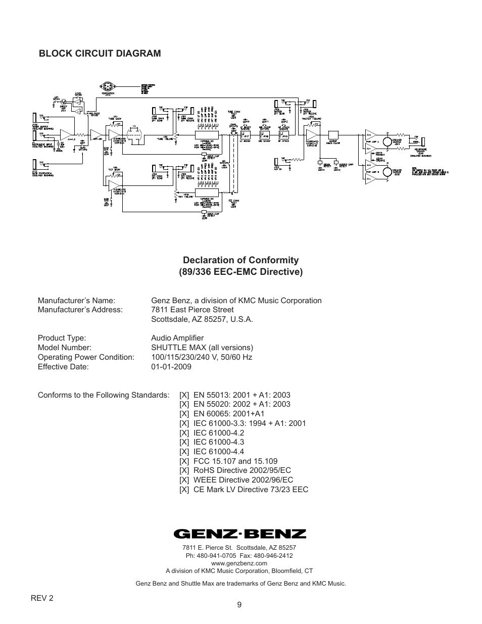 Genz-Benz SHUTTLE MAX 12 User Manual | Page 9 / 9