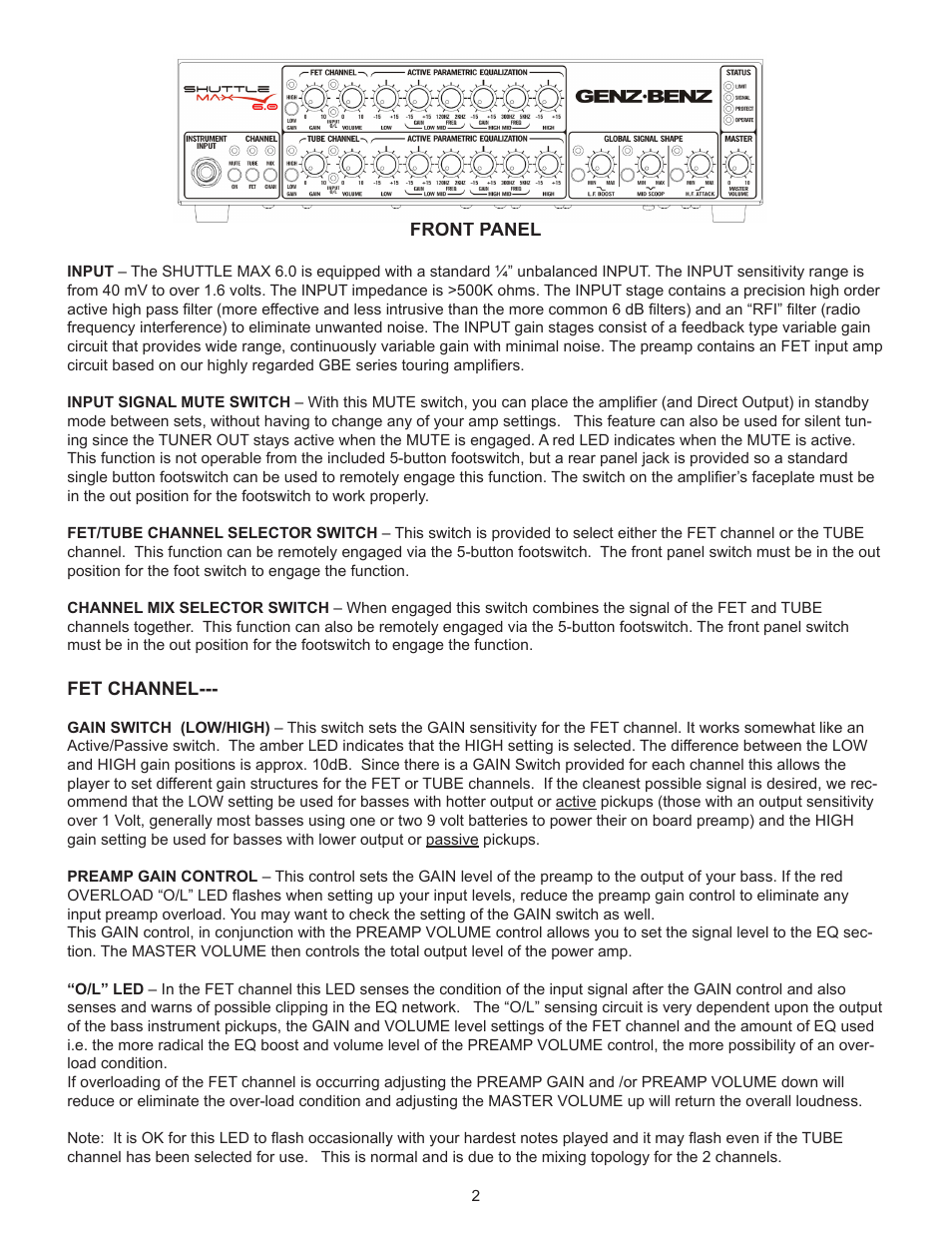 Genz-Benz SHUTTLE MAX 6 User Manual | Page 2 / 10