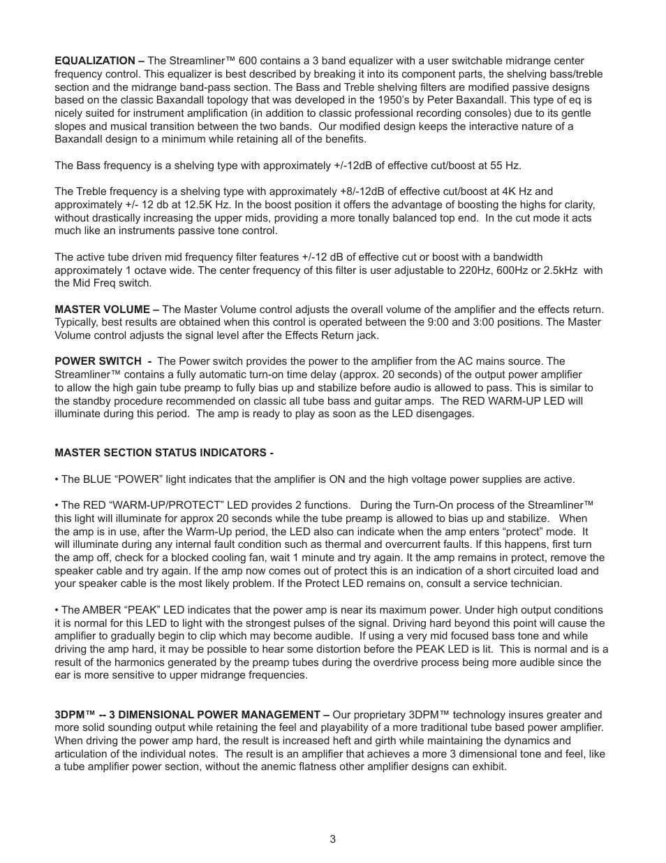Genz-Benz STREAM LINER 600 User Manual | Page 3 / 7