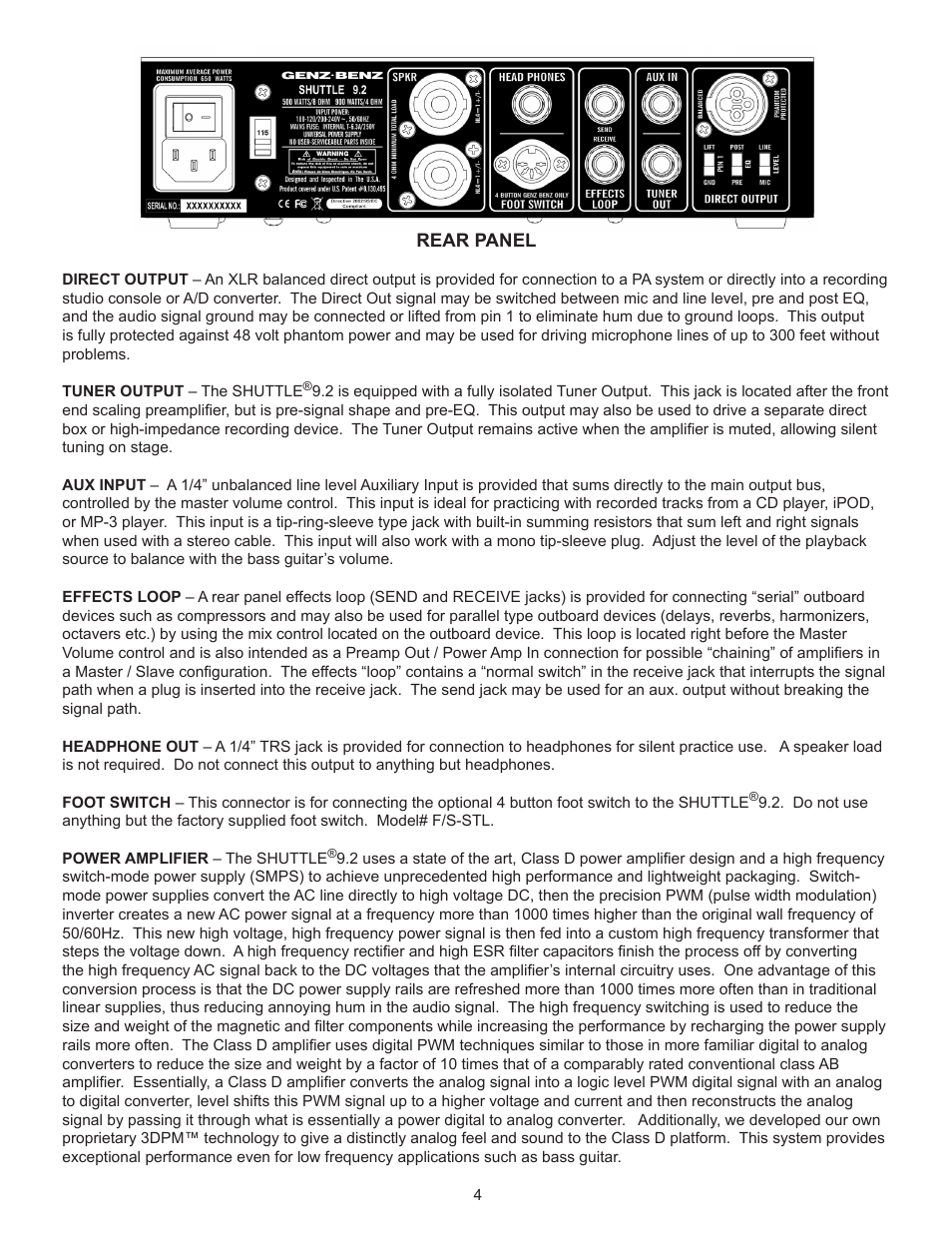 Genz-Benz SHUTTLE 9.2 User Manual | Page 4 / 7