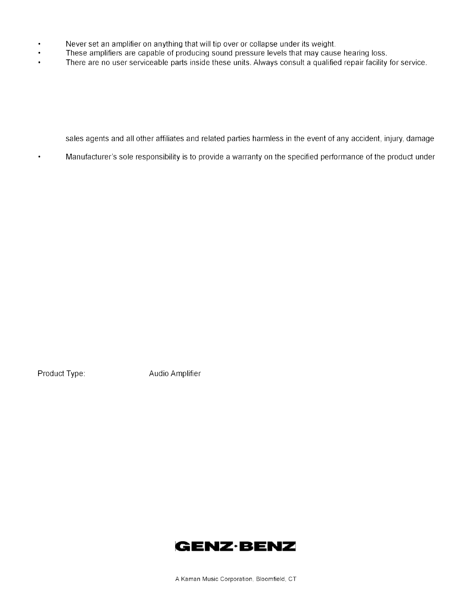 Genz-Benz 200 User Manual | Page 6 / 6