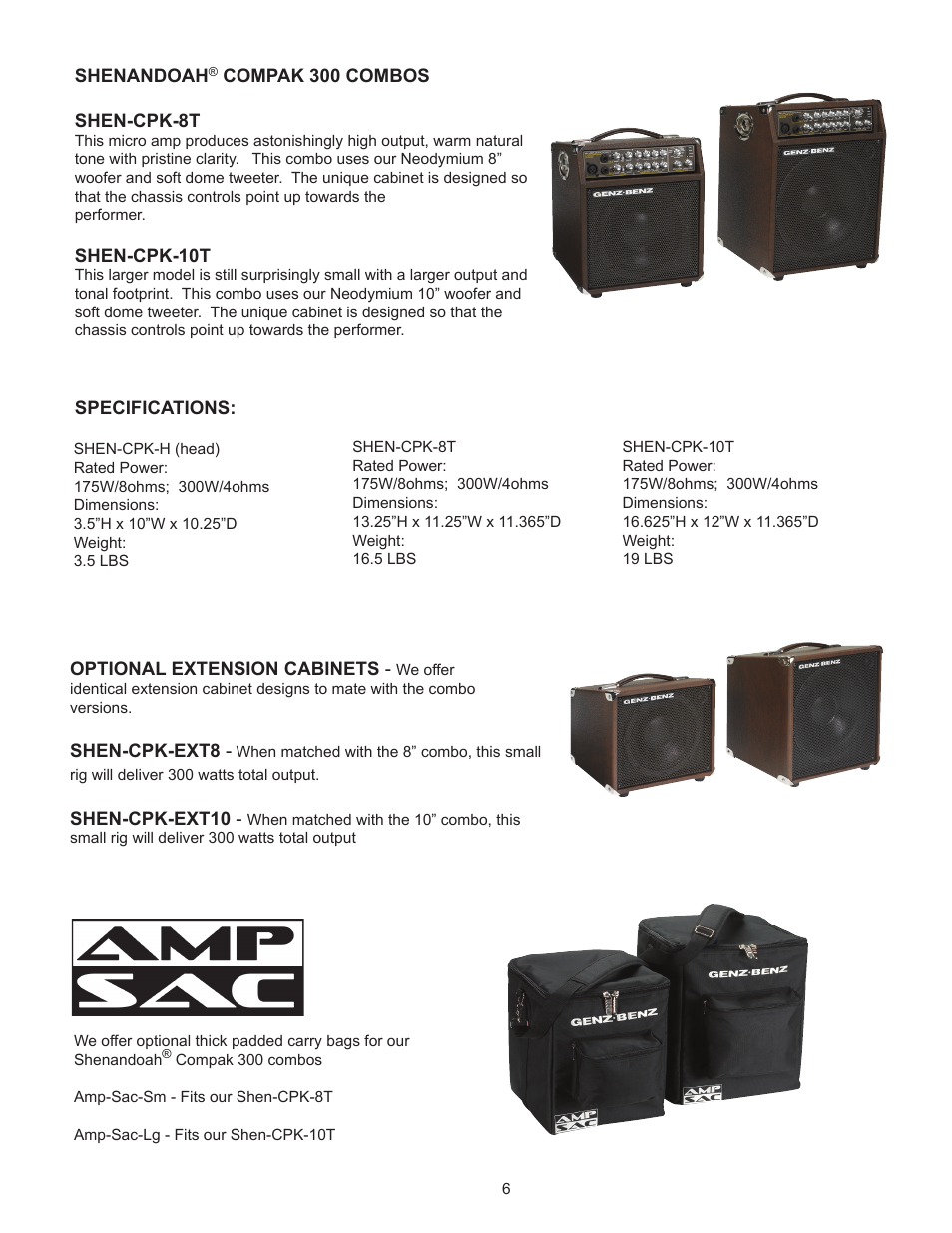 Genz-Benz SHENANDOAH COMPAK 300 User Manual | Page 6 / 8