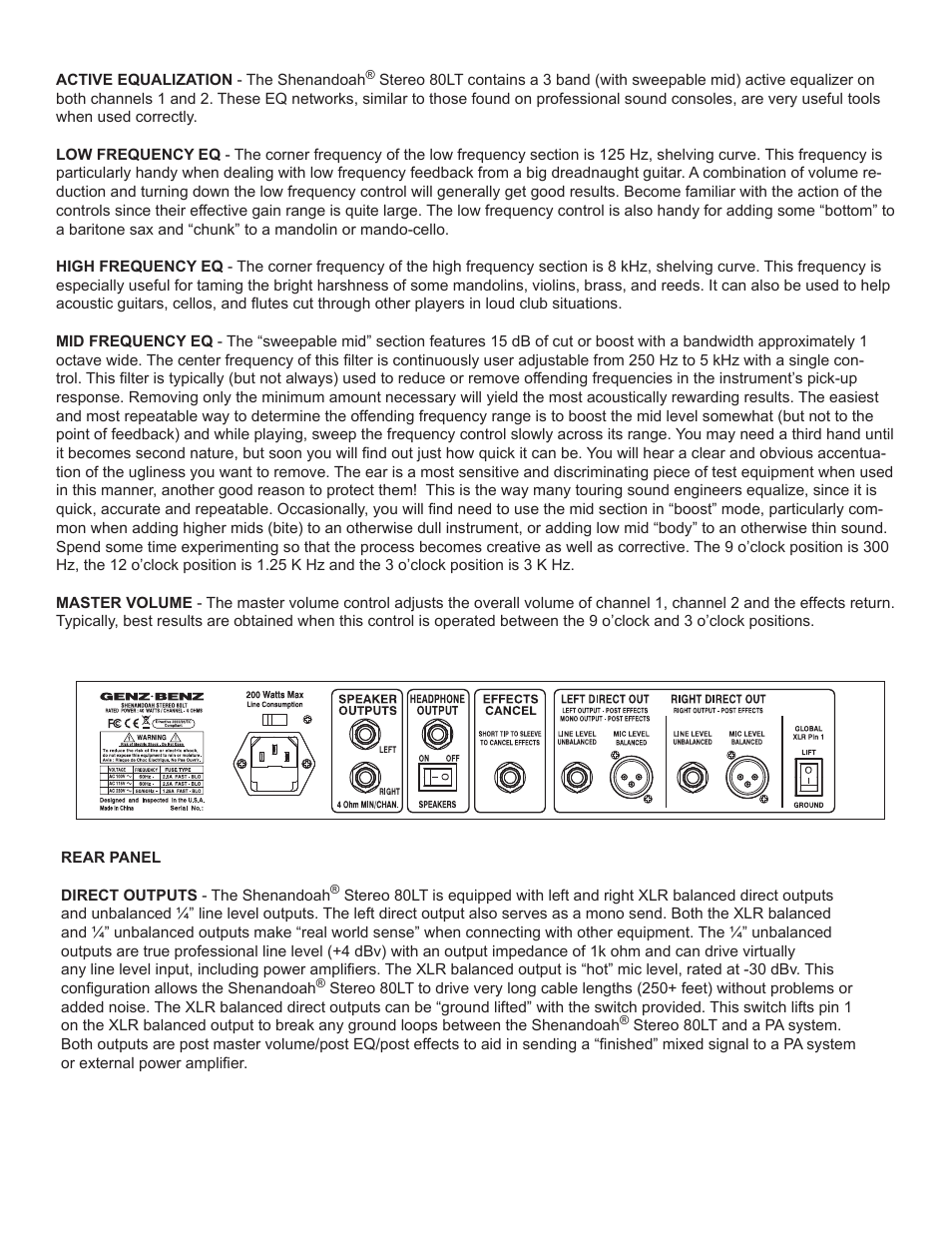Genz-Benz SHENANDOAH 80 LT User Manual | Page 3 / 7