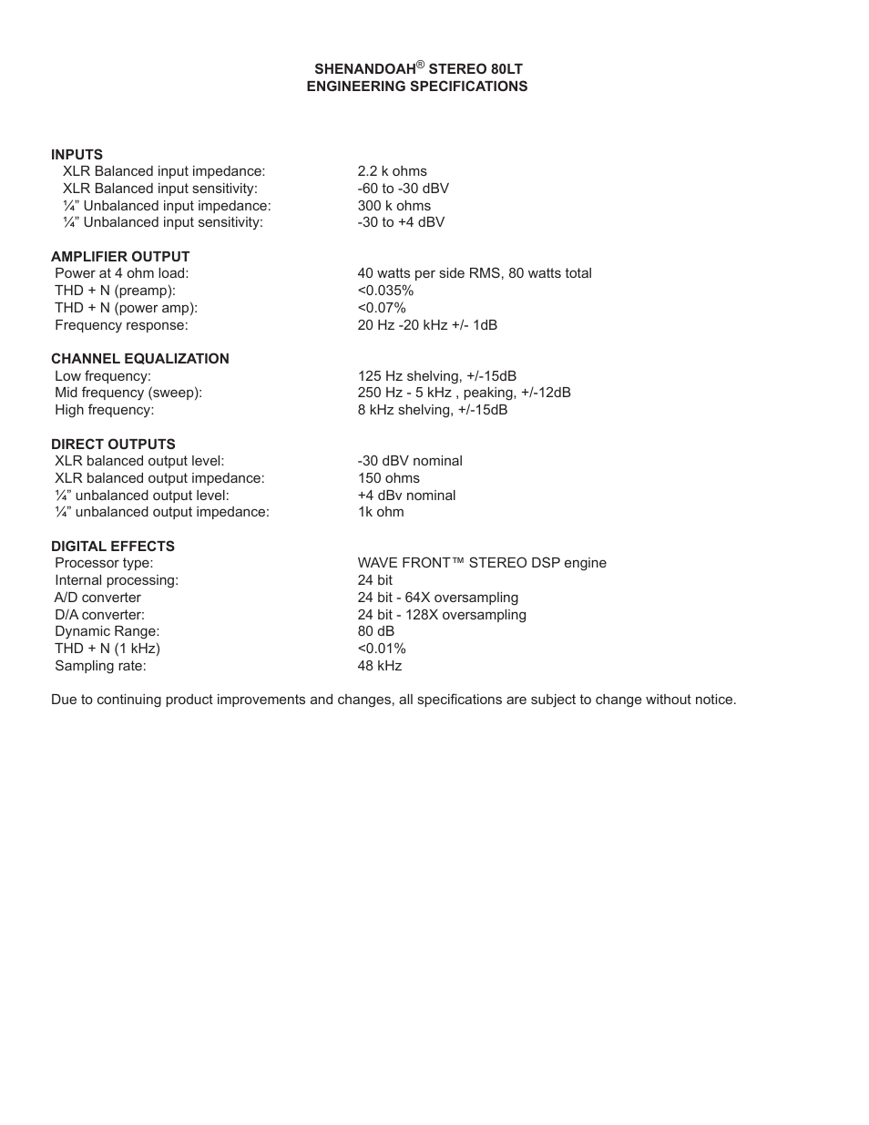 Genz-Benz SHENANDOAH 80 LT User Manual | Page 6 / 7