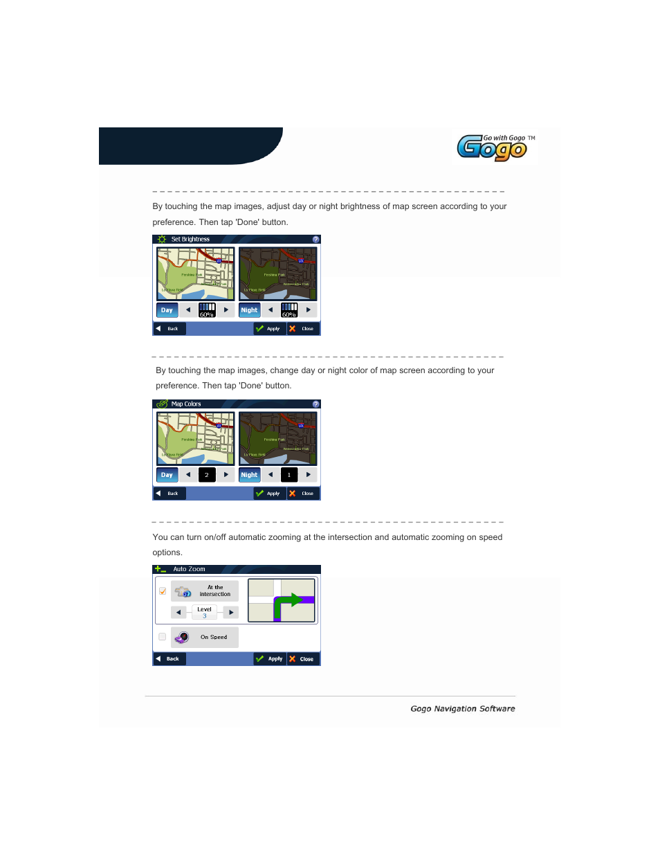 Slide number 31, Settings | Gogo Inflight XDVDN9131 User Manual | Page 31 / 43