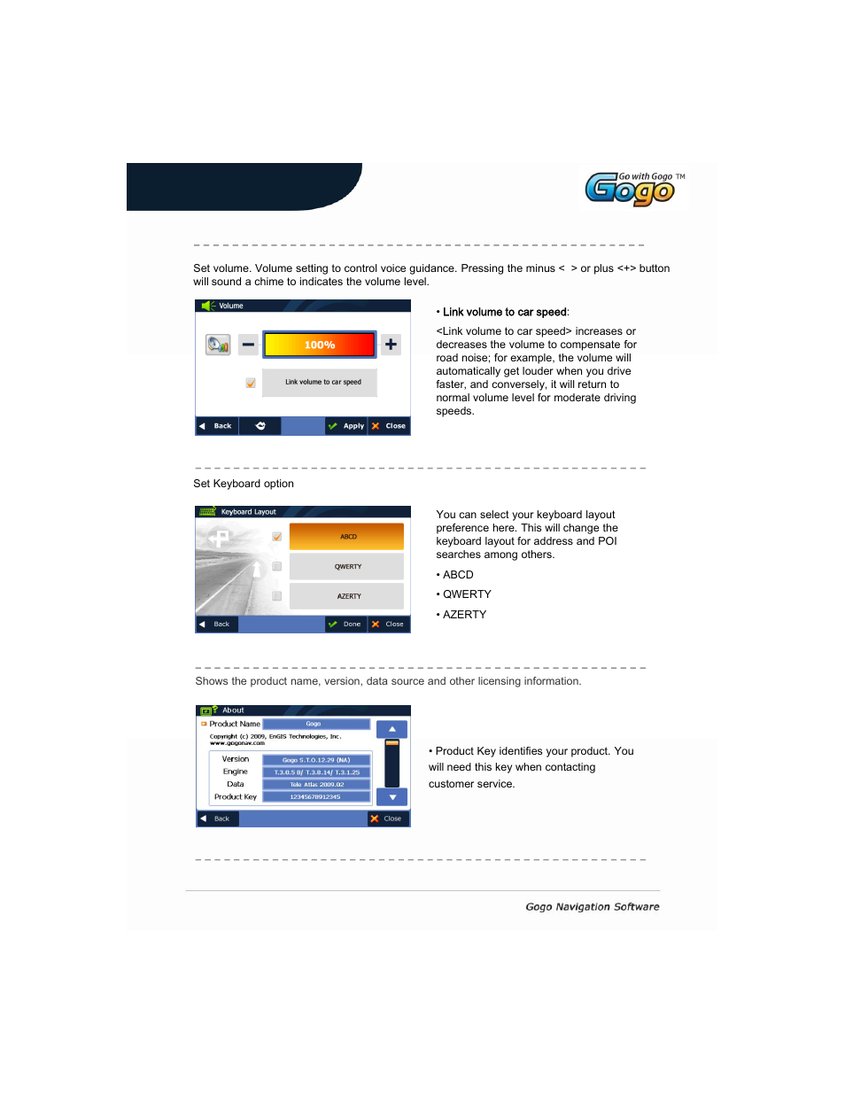 Slide number 37, Settings | Gogo Inflight XDVDN9131 User Manual | Page 37 / 43