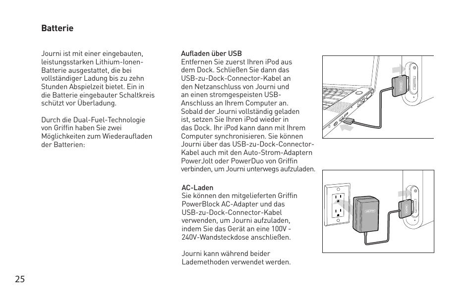 Griffin Technology Griffin TuneBuds Personal Mobile Speaker System User Manual | Page 25 / 42