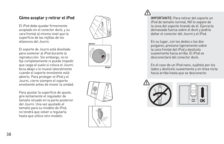 Griffin Technology Griffin TuneBuds Personal Mobile Speaker System User Manual | Page 38 / 42