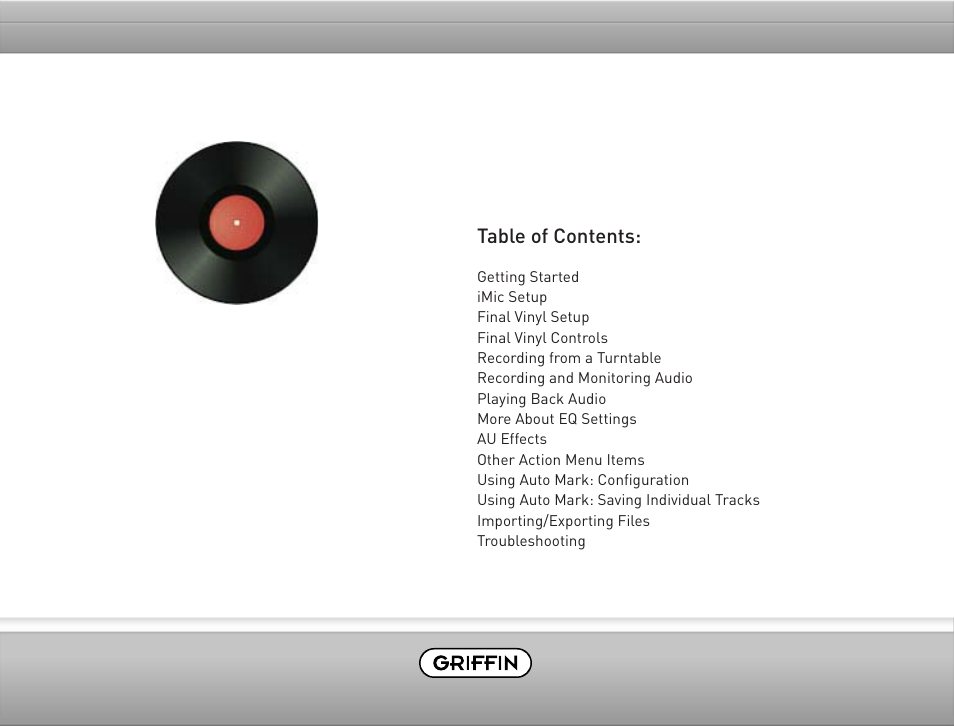 Griffin Technology Final Vinyl 2.5 User Manual | Page 2 / 17