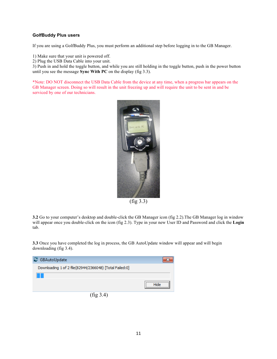 Golf Buddy GolfBuddy Pro User Manual | Page 11 / 29