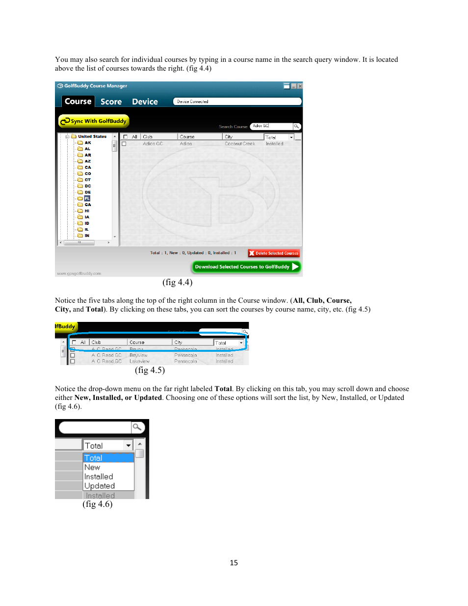 Golf Buddy GolfBuddy Pro User Manual | Page 15 / 29