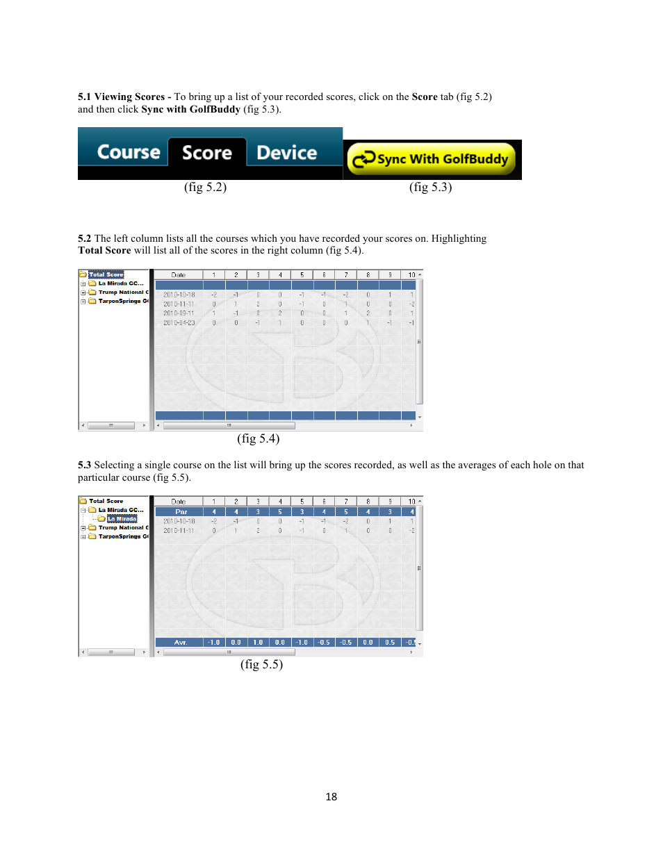 Golf Buddy GolfBuddy Pro User Manual | Page 18 / 29