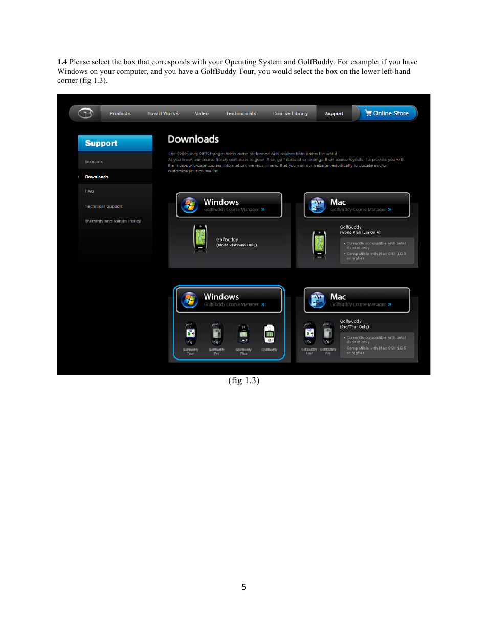 Golf Buddy GolfBuddy Pro User Manual | Page 5 / 29