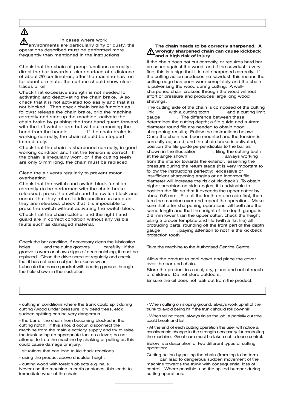 H. cutting techniques g. maintenance and storage, English - 7 | Gardena EN61000-3-2 User Manual | Page 17 / 21