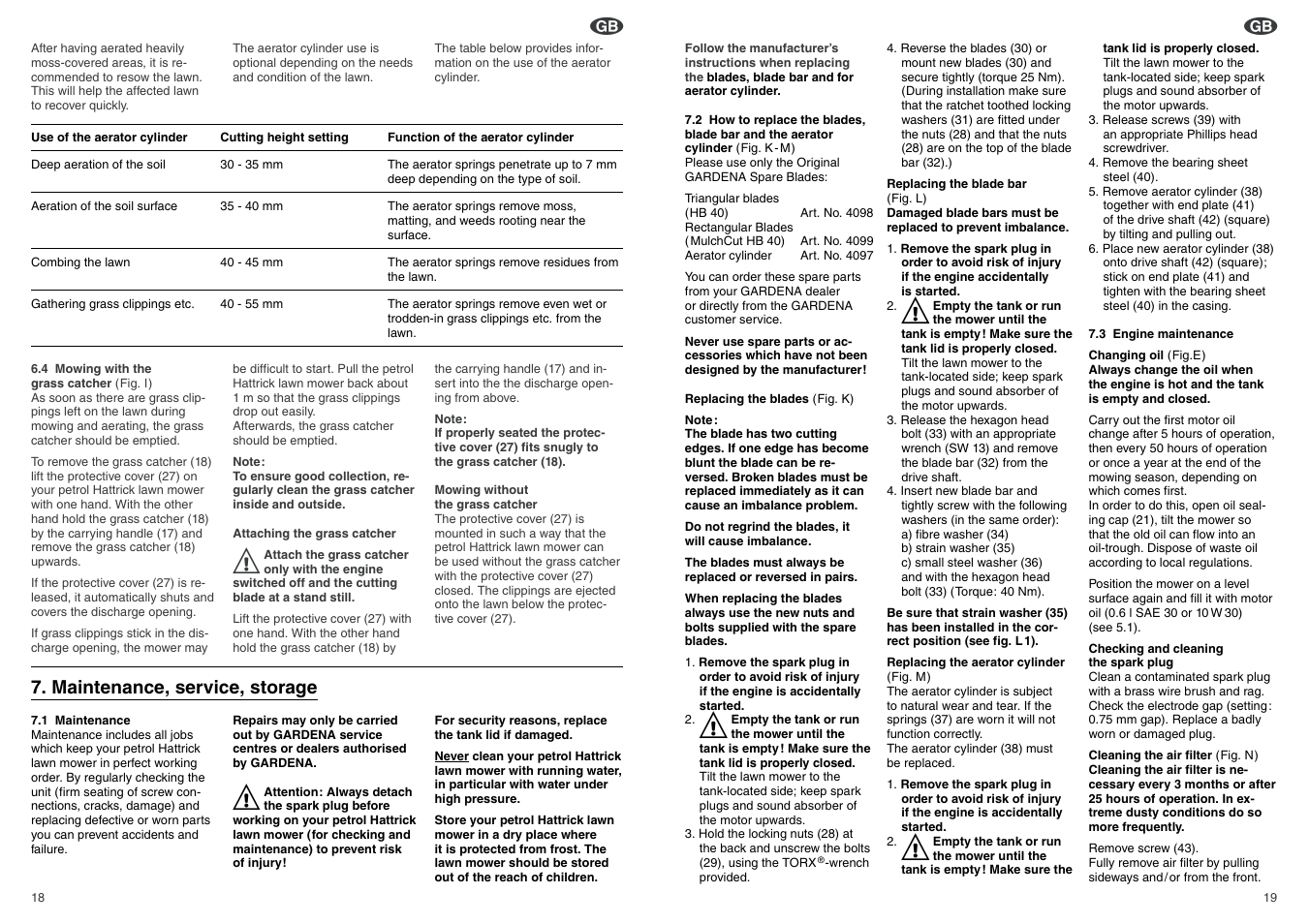 Gardena HB 40 User Manual | Page 6 / 10