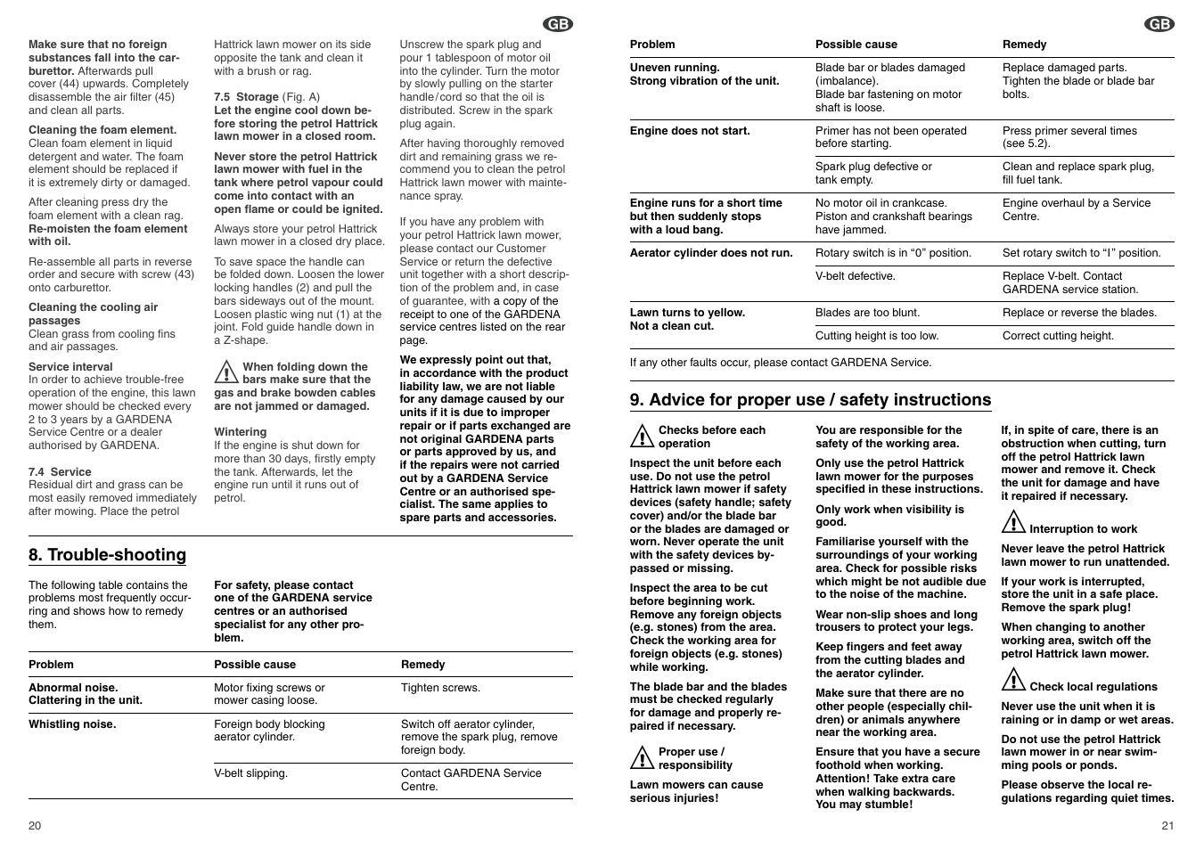Gardena HB 40 User Manual | Page 7 / 10