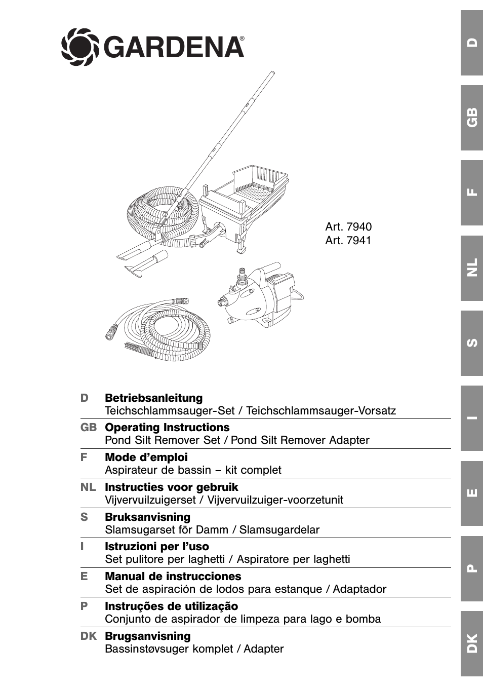 Gardena 7940 User Manual | 10 pages