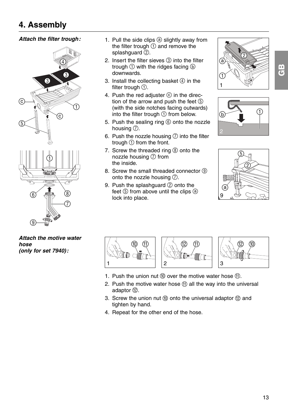 A2 5, 1b a | Gardena 7940 User Manual | Page 4 / 10