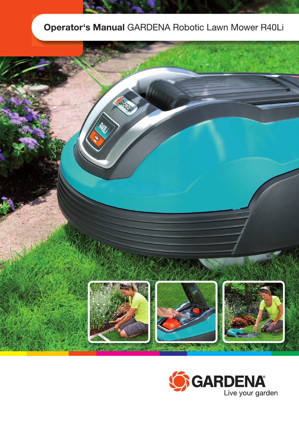 Gardena Robitc Lawn Mower R40Li User Manual | 70 pages
