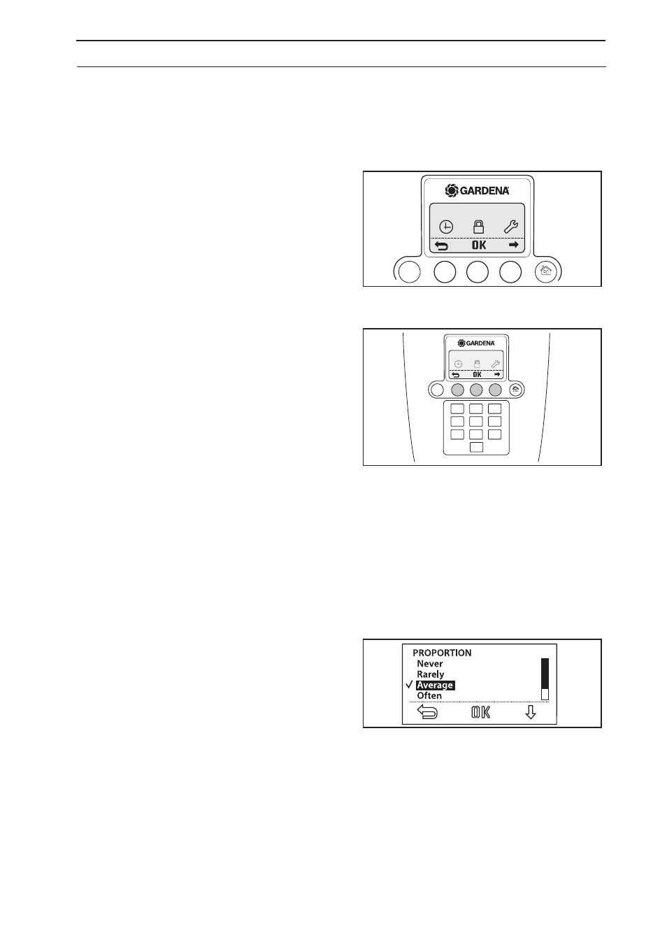 Menu functions, 1 main menu, Browse between menus | Number series, Submenus | Gardena Robitc Lawn Mower R40Li User Manual | Page 39 / 70