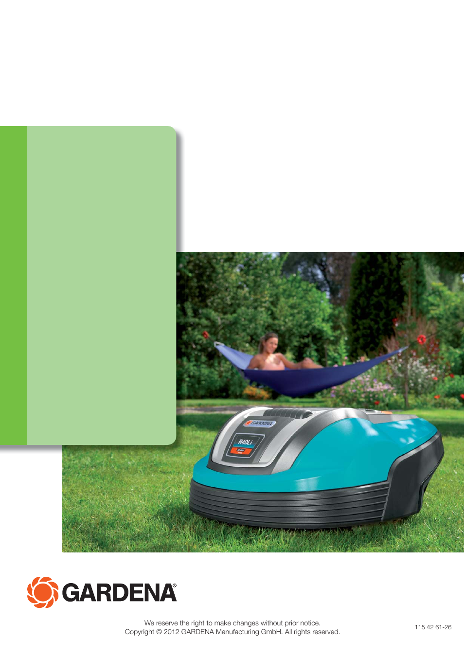 Gardena Robitc Lawn Mower R40Li User Manual | Page 70 / 70