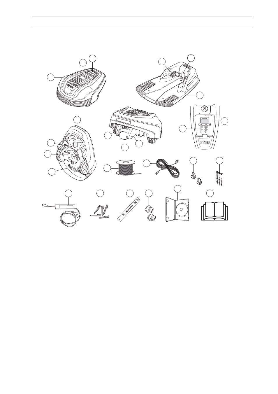 Presentation, 1 what is what | Gardena Robotic Lawnmower R40Li User Manual | Page 11 / 76