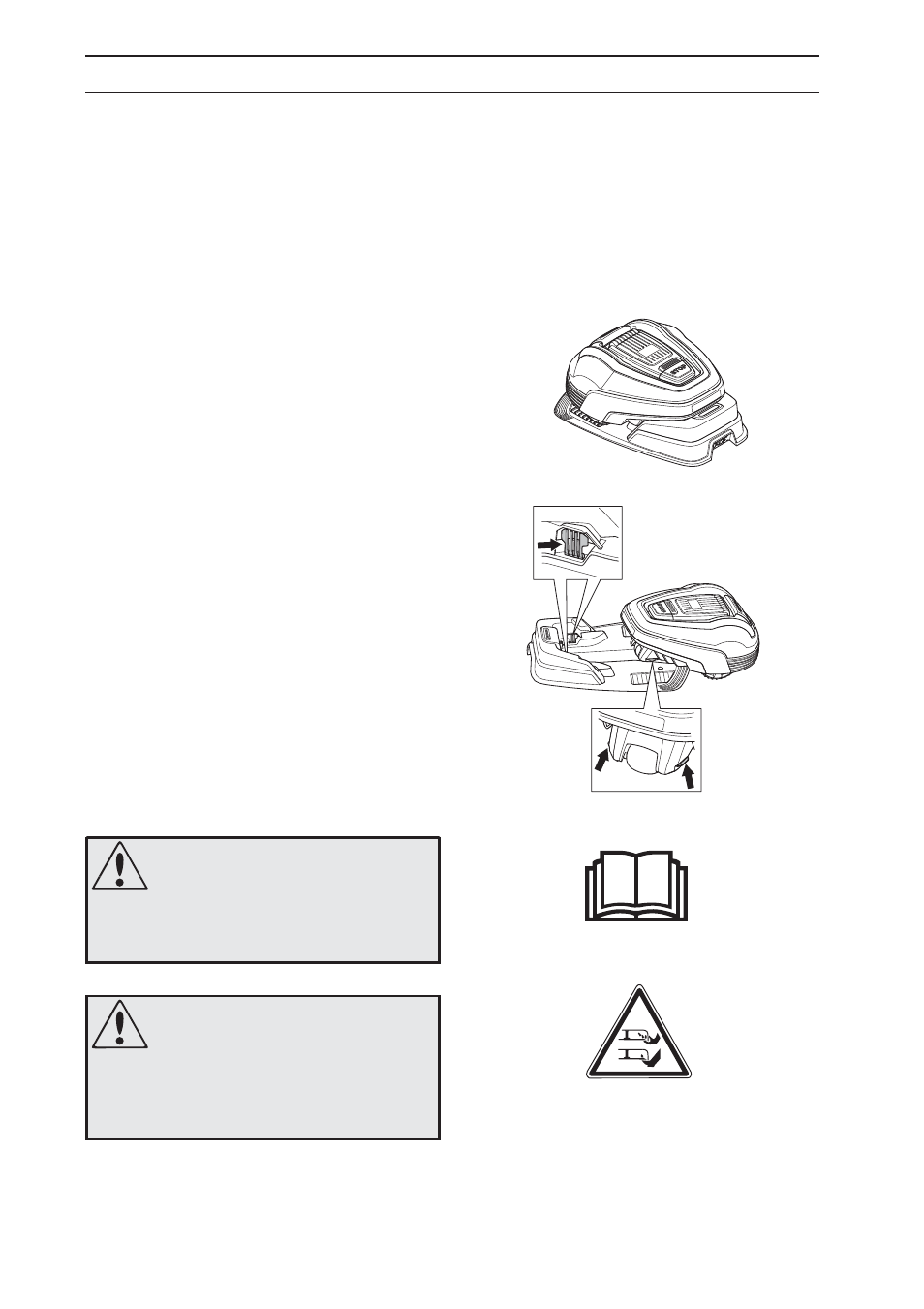 1 charging a flat battery | Gardena Robotic Lawnmower R40Li User Manual | Page 34 / 76