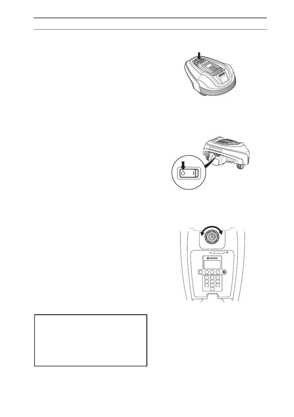 4 stopping, 5 switching off, 6 adjusting the cutting height | Gardena Robotic Lawnmower R40Li User Manual | Page 37 / 76