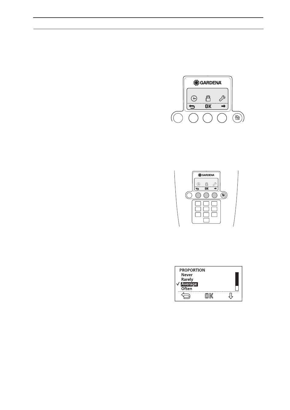 Menu functions, 1 main menu, Browse between menus | Number series, Submenus | Gardena Robotic Lawnmower R40Li User Manual | Page 41 / 76