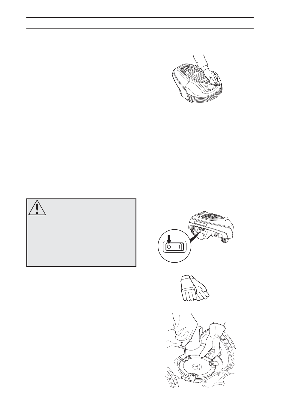 Maintenance, 4 transport and removal, 5 in the event of a thunderstorm | 6 replacing the blades | Gardena Robotic Lawnmower R40Li User Manual | Page 60 / 76